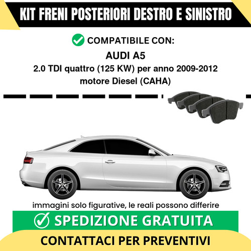 Pastiglie freno posteriori - pastiglie,