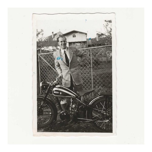Foto istantanea vintage uomo