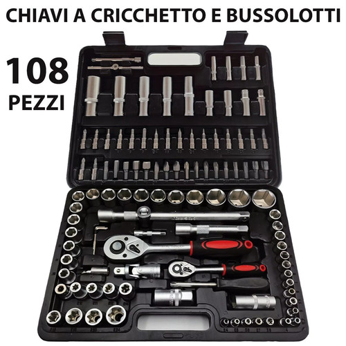 Set 108 utensili attrezzi - set,