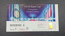 Biglietto UEFA Inter Atlètico Madrid 2010 Riservato n. 90 Stadio Louis II Monaco