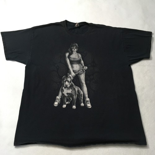 Shirt nera vintage - nera, taglia