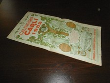 CALENDARIO OLIO CARLI ANNO 1952 INTONSO