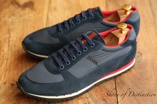 Sneakers Prada blu scamosciato