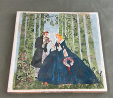 MATTONELLA IN MAIOLICA CON DIPINTO VINTAGE CERAMICA F.MARAZZI SASSUOLO