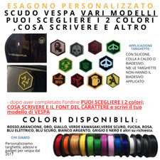 Esagono personalizzato Piaggio