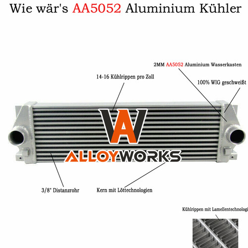 Intercooler per mercedes - intercooler, mm