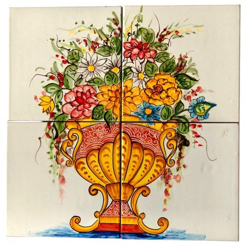 Pannello ceramica con - in,