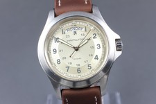 [Quasi come nuovo] Hamilton Khaki Field H644510 Orologio al quarzo uomo quadrante beige 40 mm