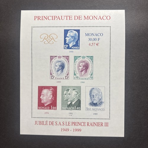 Monaco 1999 giubileo ranieri - monaco,