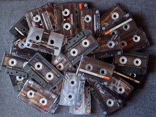 LOTTO 30 PCS AUDIOCASSETTE USATE *⁴⁰