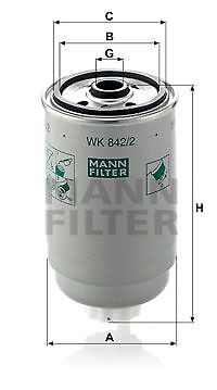Mann filter filtro carburante - mann-filter,