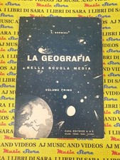 book libro LA GEOGRAFIA nella scuola media A.BORMIDA vol.1°CASA ED.A&C 1956(A48)