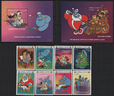 Set completo francobolli serie "Aladdin" 1997 - Sierra Leone - DISNEY ** [DIS83]