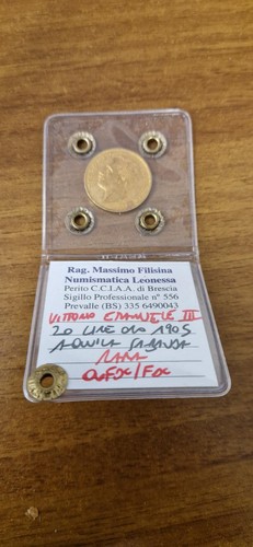 Lire oro 1905 - 20,