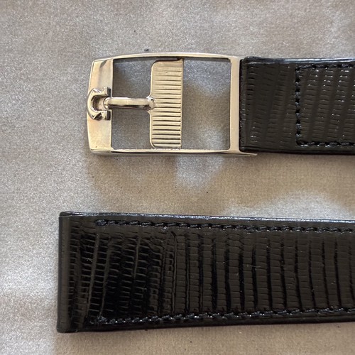 Omega cinturino vintage nero - vintage,