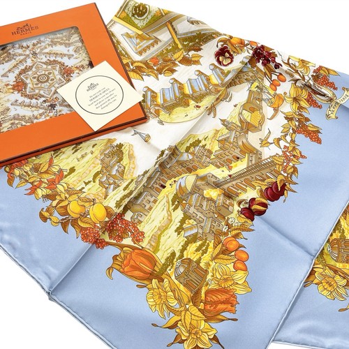 Sciarpa seta vintage hermes - sciarpa,