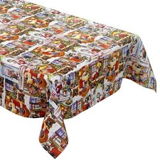 Tela cerata tovaglia natale - di,
