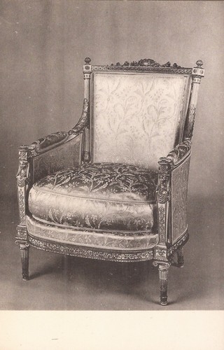 Poltrona luigi xvi noce - poltrona,