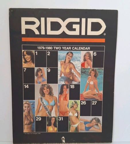 Vintage ridgid tools - ridgid, pin-up