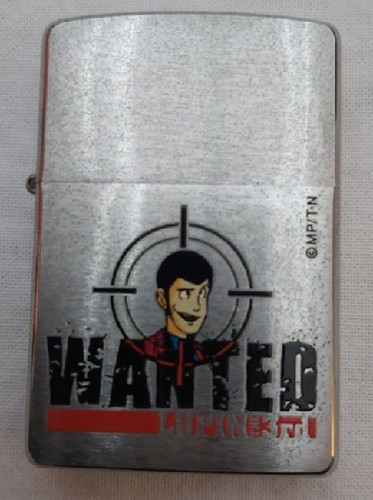Accendino zippo lupin wanted - lupin,