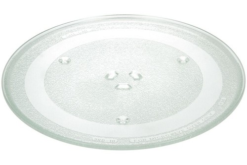 Piatto vetro 318mm 8cm - piatto, in