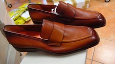 SANTONI  MOCASSINI VERA PELLE 720,00 CART. 42,5 MARRONE SAN-C-028AA