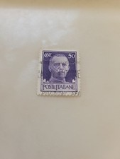 Raro Francobollo Italiano Re