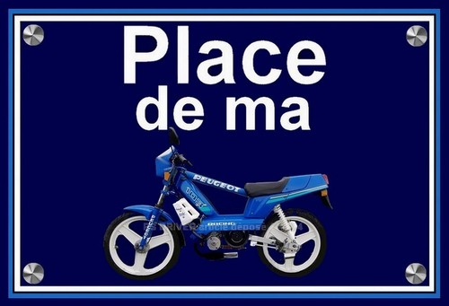 Plaque place peugeot - peugeot, 103