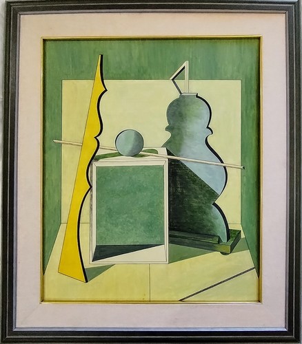 Dipinto originale mario gualco - dipinto,