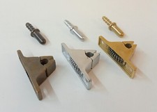 PINZA GANCIO FERMA BLOCCA PORTE FINESTRE PORTE OTTONATO BRONAZO SATINATO C/PIOLO