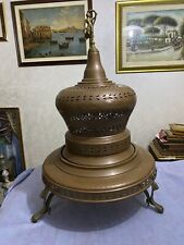 Antico Braciere in  Rame . Altezza max 79 cm.