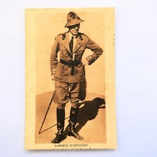 Foto/Cartolina d'epoca b/n raffigurante  Gabriele D'Annunzio in uniforme - 1924