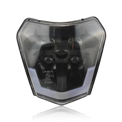 Faro del motociclo - del, piastra