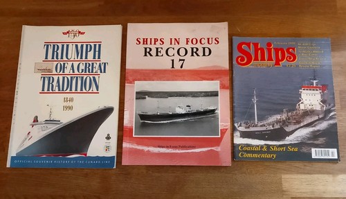 Ephemera shipping ships - -, x3