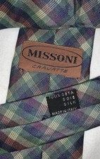 Cravatta Missoni 100% Seta