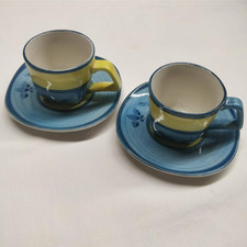 SET 2 TAZZINE DA CAFFÈ IN