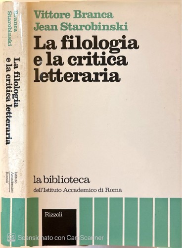Filologia la critica - la,