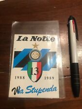 Inter calcio adesivo anno 80
