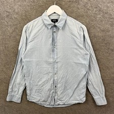 APC Camicia Uomo Piccola Blu