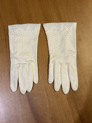 Guanti bianchi donna - , vintage