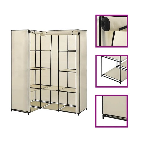 Armadio angolare 130x87x169 - angolare, cm