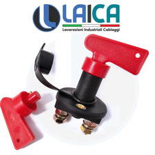 STACCABATTERIA INTERRUTTORE BATTERIE CON CHIAVE ESTRAIBILE 300A NAUTICA CAMPER