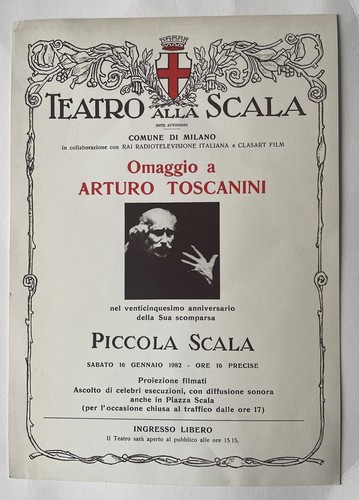 Locandina teatro alla - scala,