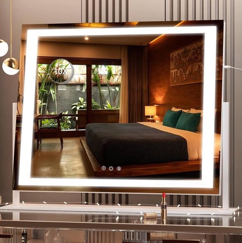 Vanity mirror with - mirror, lights