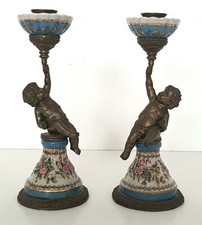 Coppia di candelabri vintage