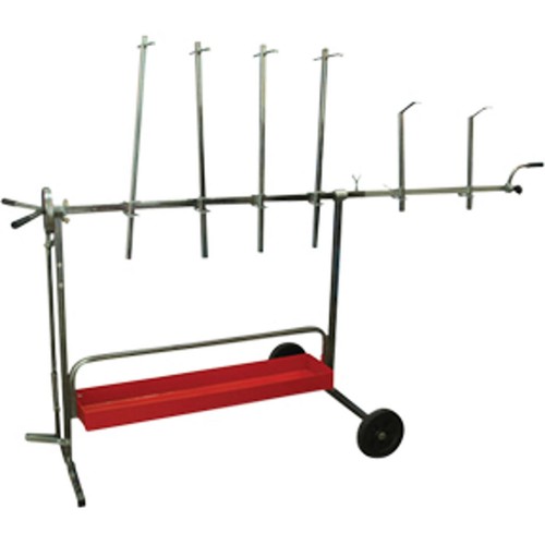 Rotating paint panel - rotating, stand