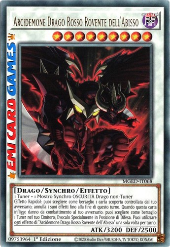 Arcidemone drago rosso rovente - drago,