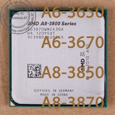 AMD A6-3650 A6-3670K A8-3850