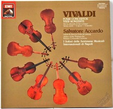 EMI RECORDS DIGITAL STEREO GERM 1985 VIVALDI "Four Concertos" ACCARDO PROMO COPY