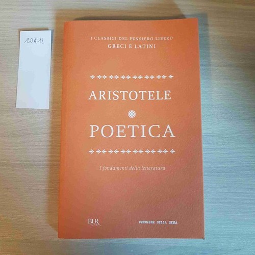 Poetica fondamenti della - fondamenti,